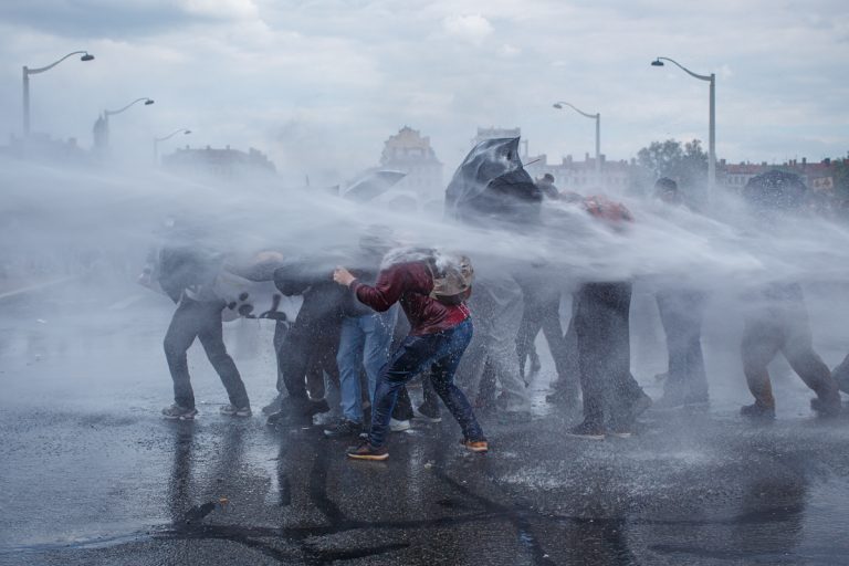 manifestation contre la réforme des retraite, 1er mai 2023.
